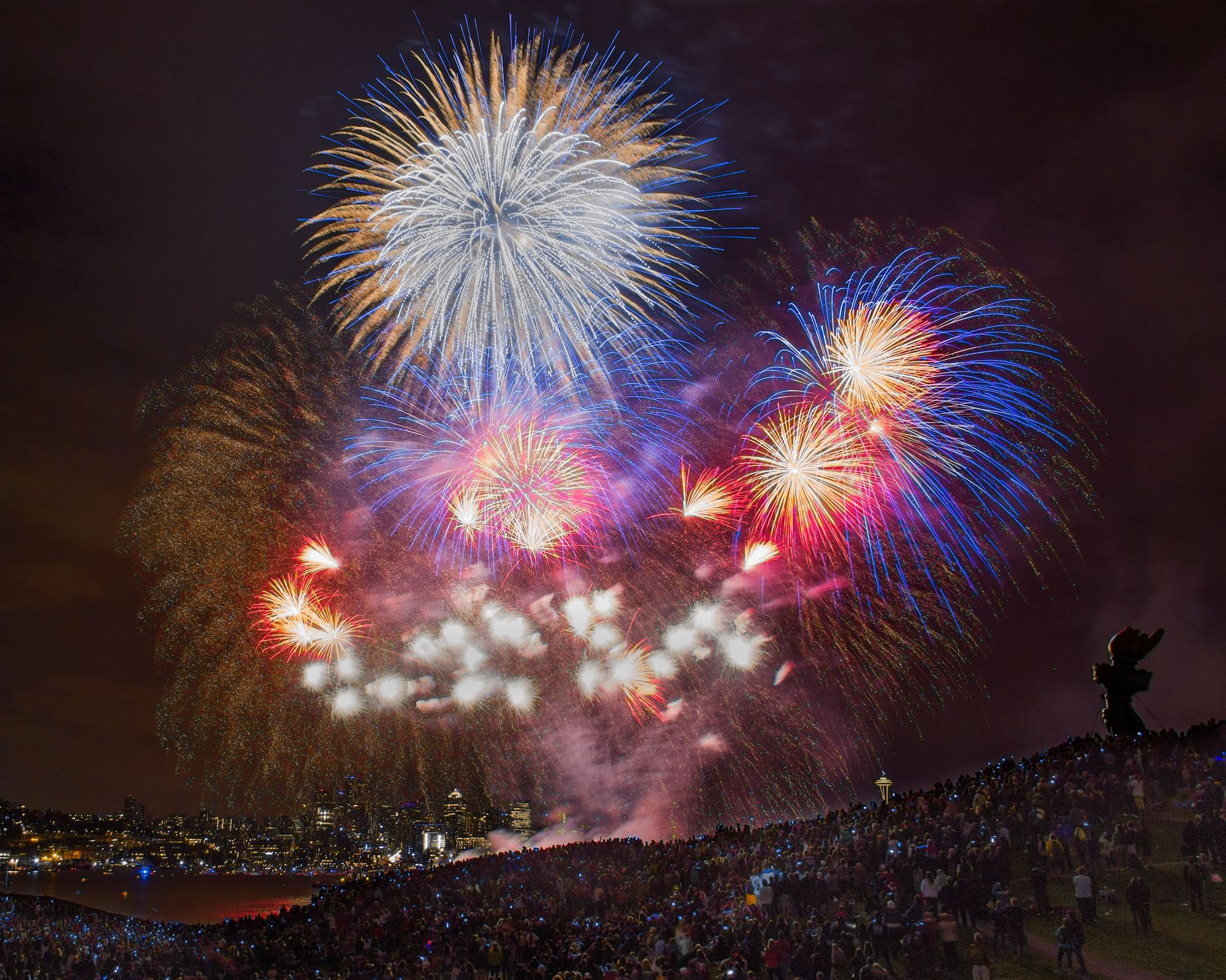 Fireworks at Seafair Summer Fourth