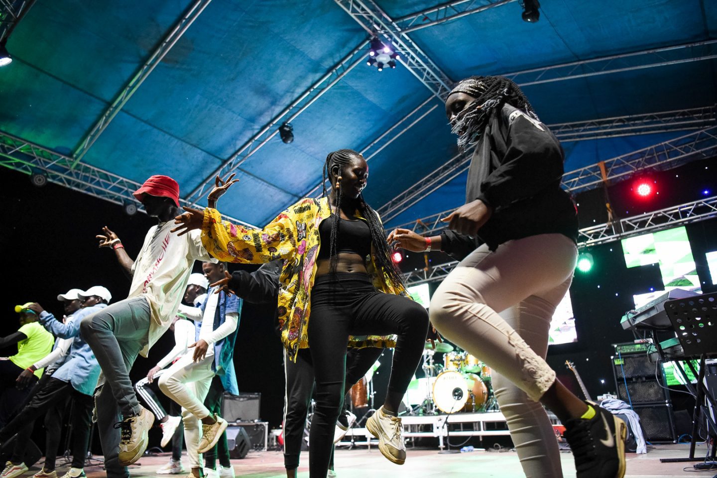 People dance at Madaraka Festival