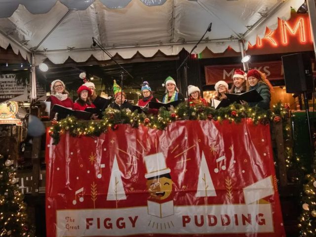 Figgy Pudding Caroling Competition at Pike Place Market