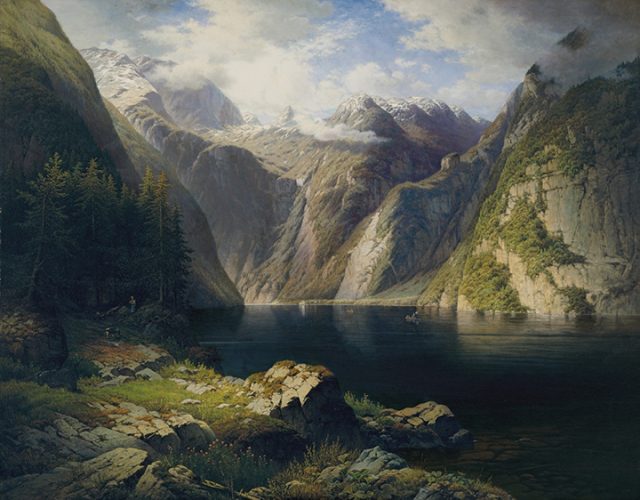 Dániel Somogyi, View of Königssee, n.d.