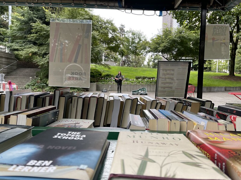 Book Carts in Freeway Park